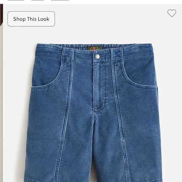 J crew navy BEAMS PLUS X J.Crew 8'' 12-wale corduroy short - Picture 5 of 8